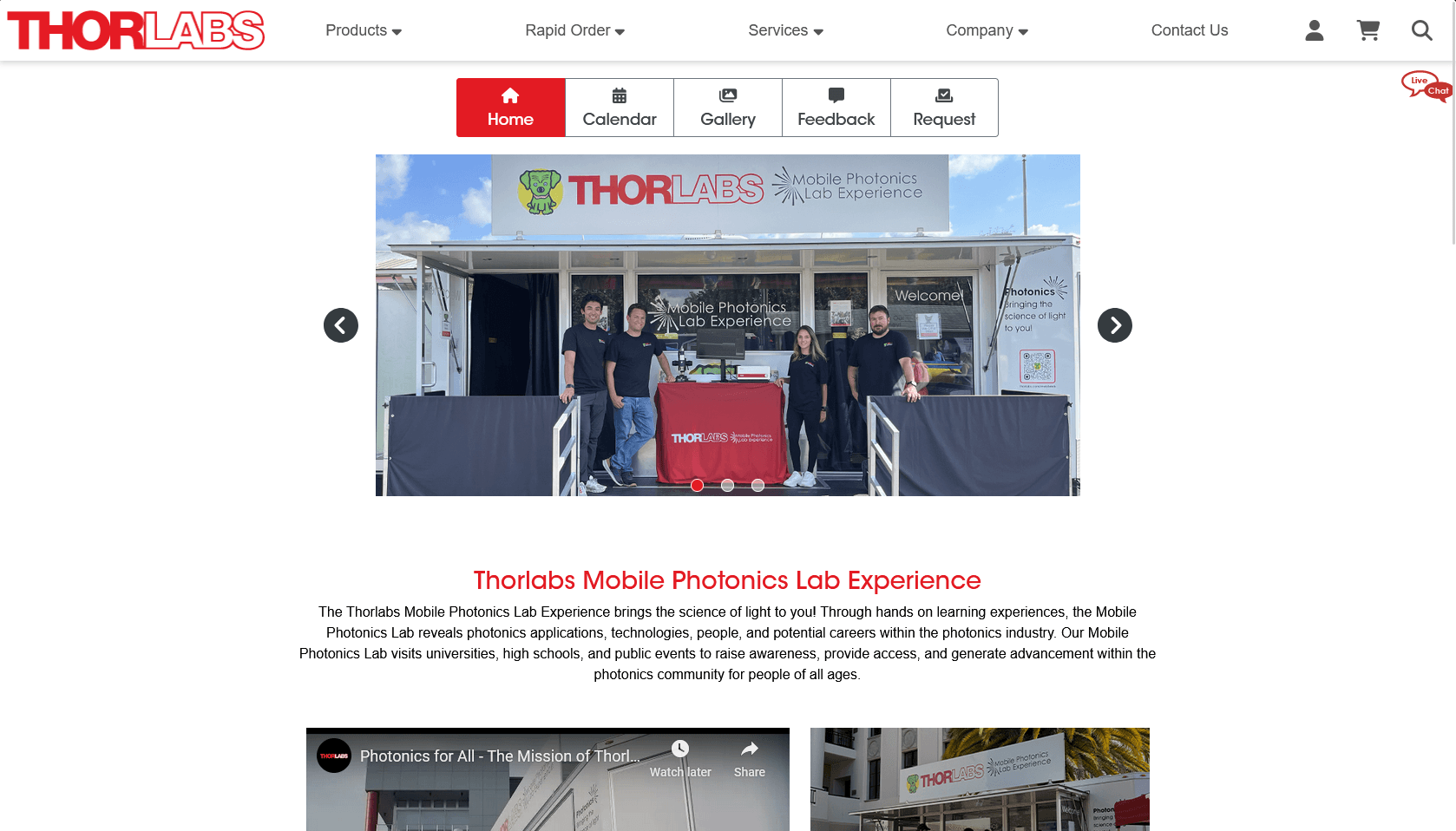 Thorlabs Banner
